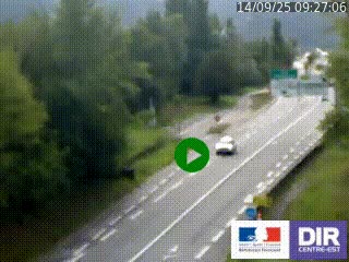 Webcam info trafic à proximité de Vizille sur la N85, au niveau du point de vue du Saut du Moine à Champagnier
