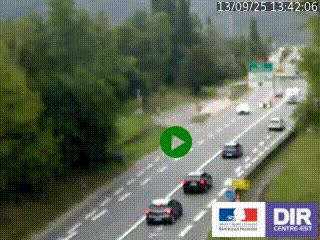 Webcam info trafic à proximité de Vizille sur la N85, au niveau du point de vue du Saut du Moine à Champagnier