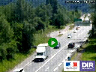 <h2>Webcam info trafic à proximité de Vizille sur la N85, au niveau du point de vue du Saut du Moine à Champagnier</h2>