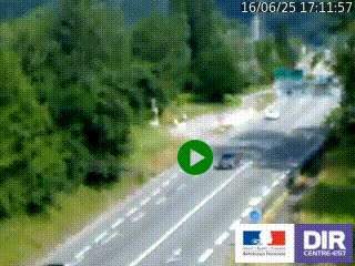 Webcam info trafic à proximité de Vizille sur la N85, au niveau du point de vue du Saut du Moine à Champagnier