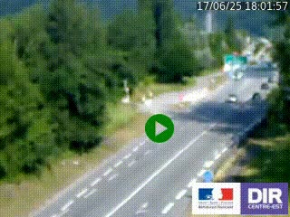 Webcam info trafic à proximité de Vizille sur la N85, au niveau du point de vue du Saut du Moine à Champagnier