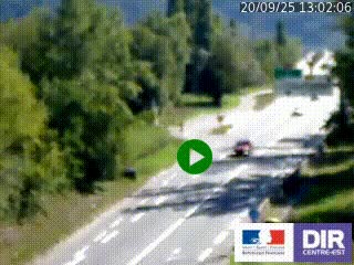 <h2>Webcam info trafic à proximité de Vizille sur la N85, au niveau du point de vue du Saut du Moine à Champagnier</h2>