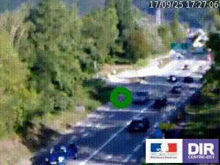 <h2>Webcam info trafic à proximité de Vizille sur la N85, au niveau du point de vue du Saut du Moine à Champagnier</h2>