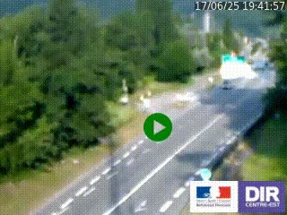 Webcam info trafic à proximité de Vizille sur la N85, au niveau du point de vue du Saut du Moine à Champagnier
