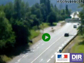 Webcam info trafic à proximité de Vizille sur la N85, au niveau du point de vue du Saut du Moine à Champagnier