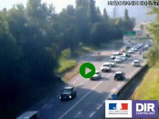 Webcam info trafic à proximité de Vizille sur la N85, au niveau du point de vue du Saut du Moine à Champagnier