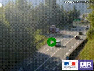 Webcam info trafic à proximité de Vizille sur la N85, au niveau du point de vue du Saut du Moine à Champagnier