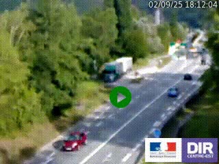 Webcam info trafic à proximité de Vizille sur la N85, au niveau du point de vue du Saut du Moine à Champagnier