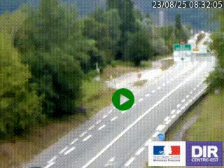 Webcam info trafic à proximité de Vizille sur la N85, au niveau du point de vue du Saut du Moine à Champagnier