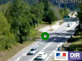 Webcam info trafic à proximité de Vizille sur la N85, au niveau du point de vue du Saut du Moine à Champagnier