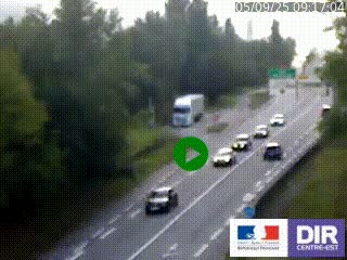 Webcam info trafic à proximité de Vizille sur la N85, au niveau du point de vue du Saut du Moine à Champagnier