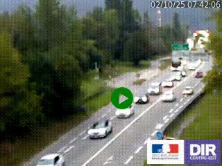 Webcam info trafic à proximité de Vizille sur la N85, au niveau du point de vue du Saut du Moine à Champagnier