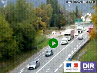 Webcam info trafic à proximité de Vizille sur la N85, au niveau du point de vue du Saut du Moine à Champagnier