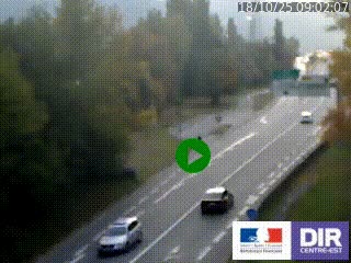 Webcam info trafic à proximité de Vizille sur la N85, au niveau du point de vue du Saut du Moine à Champagnier