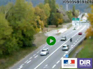 Webcam info trafic à proximité de Vizille sur la N85, au niveau du point de vue du Saut du Moine à Champagnier
