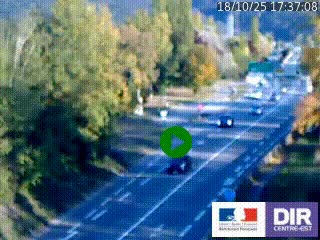 Webcam info trafic à proximité de Vizille sur la N85, au niveau du point de vue du Saut du Moine à Champagnier
