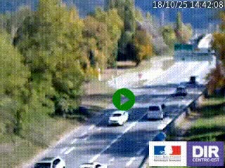 Webcam info trafic à proximité de Vizille sur la N85, au niveau du point de vue du Saut du Moine à Champagnier