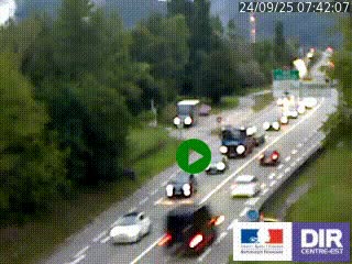 <h2>Webcam info trafic à proximité de Vizille sur la N85, au niveau du point de vue du Saut du Moine à Champagnier</h2>