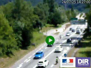 <h2>Webcam info trafic à proximité de Vizille sur la N85, au niveau du point de vue du Saut du Moine à Champagnier</h2>
