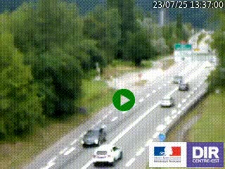 <h2>Webcam info trafic à proximité de Vizille sur la N85, au niveau du point de vue du Saut du Moine à Champagnier</h2>