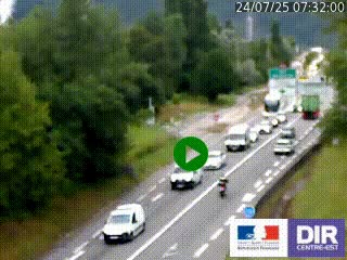 <h2>Webcam info trafic à proximité de Vizille sur la N85, au niveau du point de vue du Saut du Moine à Champagnier</h2>