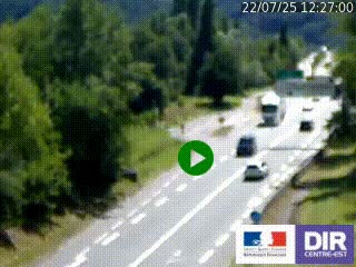 <h2>Webcam info trafic à proximité de Vizille sur la N85, au niveau du point de vue du Saut du Moine à Champagnier</h2>