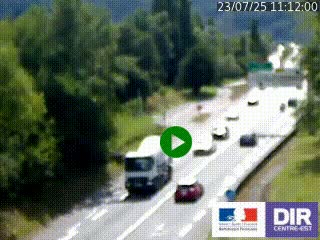 <h2>Webcam info trafic à proximité de Vizille sur la N85, au niveau du point de vue du Saut du Moine à Champagnier</h2>