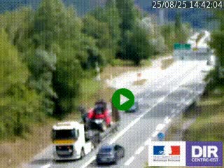 <h2>Webcam info trafic à proximité de Vizille sur la N85, au niveau du point de vue du Saut du Moine à Champagnier</h2>
