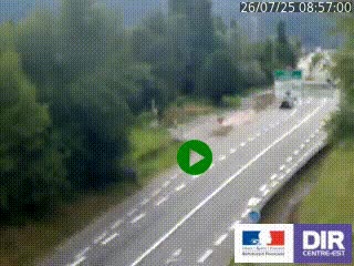 <h2>Webcam info trafic à proximité de Vizille sur la N85, au niveau du point de vue du Saut du Moine à Champagnier</h2>