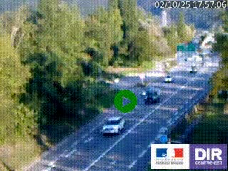 <h2>Webcam info trafic à proximité de Vizille sur la N85, au niveau du point de vue du Saut du Moine à Champagnier</h2>