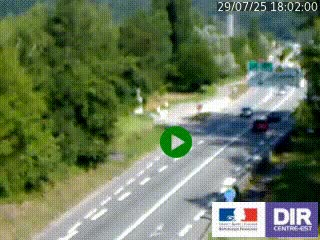 <h2>Webcam info trafic à proximité de Vizille sur la N85, au niveau du point de vue du Saut du Moine à Champagnier</h2>