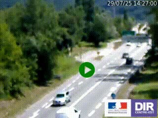 <h2>Webcam info trafic à proximité de Vizille sur la N85, au niveau du point de vue du Saut du Moine à Champagnier</h2>