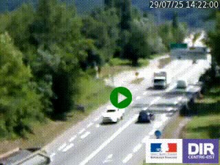 <h2>Webcam info trafic à proximité de Vizille sur la N85, au niveau du point de vue du Saut du Moine à Champagnier</h2>
