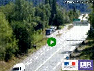 <h2>Webcam info trafic à proximité de Vizille sur la N85, au niveau du point de vue du Saut du Moine à Champagnier</h2>