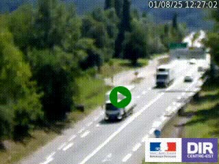 <h2>Webcam info trafic à proximité de Vizille sur la N85, au niveau du point de vue du Saut du Moine à Champagnier</h2>
