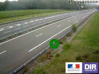 <h2>Webcam autoroute sur l'A77 à hauteur de Pouilly-sur-Loire en direction de Nevers</h2>