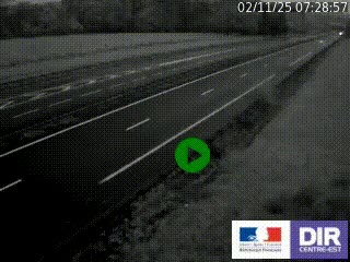 <h2>Webcam autoroute sur l'A77 à hauteur de Pouilly-sur-Loire en direction de Nevers</h2>
