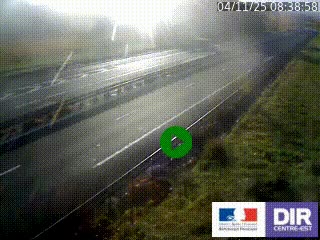 <h2>Webcam autoroute sur l'A77 à hauteur de Pouilly-sur-Loire en direction de Nevers</h2>
