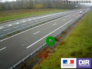 <h2>Webcam autoroute sur l'A77 à hauteur de Pouilly-sur-Loire en direction de Nevers</h2>