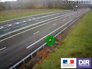 <h2>Webcam autoroute sur l'A77 à hauteur de Pouilly-sur-Loire en direction de Nevers</h2>