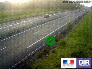 <h2>Webcam autoroute sur l'A77 à hauteur de Pouilly-sur-Loire en direction de Nevers</h2>