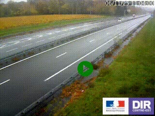 <h2>Webcam autoroute sur l'A77 à hauteur de Pouilly-sur-Loire en direction de Nevers</h2>