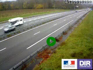 <h2>Webcam autoroute sur l'A77 à hauteur de Pouilly-sur-Loire en direction de Nevers</h2>