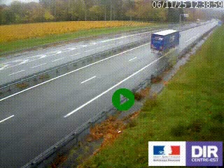 <h2>Webcam autoroute sur l'A77 à hauteur de Pouilly-sur-Loire en direction de Nevers</h2>