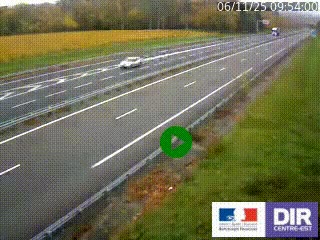 <h2>Webcam autoroute sur l'A77 à hauteur de Pouilly-sur-Loire en direction de Nevers</h2>