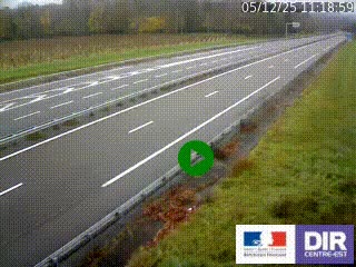 <h2>Webcam autoroute sur l'A77 à hauteur de Pouilly-sur-Loire en direction de Nevers</h2>