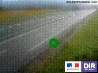 <h2>Webcam autoroute sur l'A77 à hauteur de Pouilly-sur-Loire en direction de Nevers</h2>