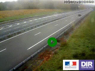 <h2>Webcam autoroute sur l'A77 à hauteur de Pouilly-sur-Loire en direction de Nevers</h2>