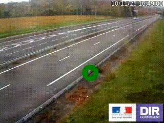 Webcam autoroute sur l'A77 à hauteur de Pouilly-sur-Loire en direction de Nevers