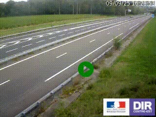 <h2>Webcam autoroute sur l'A77 à hauteur de Pouilly-sur-Loire en direction de Nevers</h2>